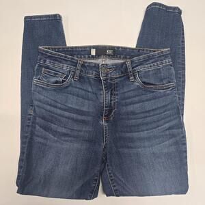 KUT Donna High Rise Ankle Skinny Jeans Size 8 Stretch Denim KP0570MA6N Blue